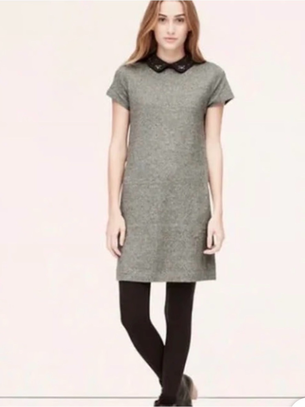 LOFT Gray Collared Women's Dress